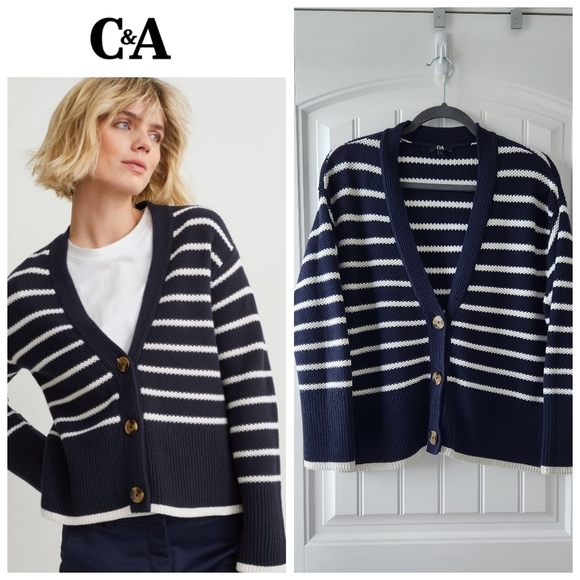 C&A Basic Stripes Cardigan - Picture 3 of 12